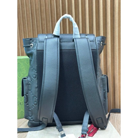 Gucci Black Super GG leather Backpack 625770AABZF1000