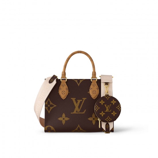 LV OnTheGo Small Handbag M46373 With Strap and Wallet Limited-time Offer